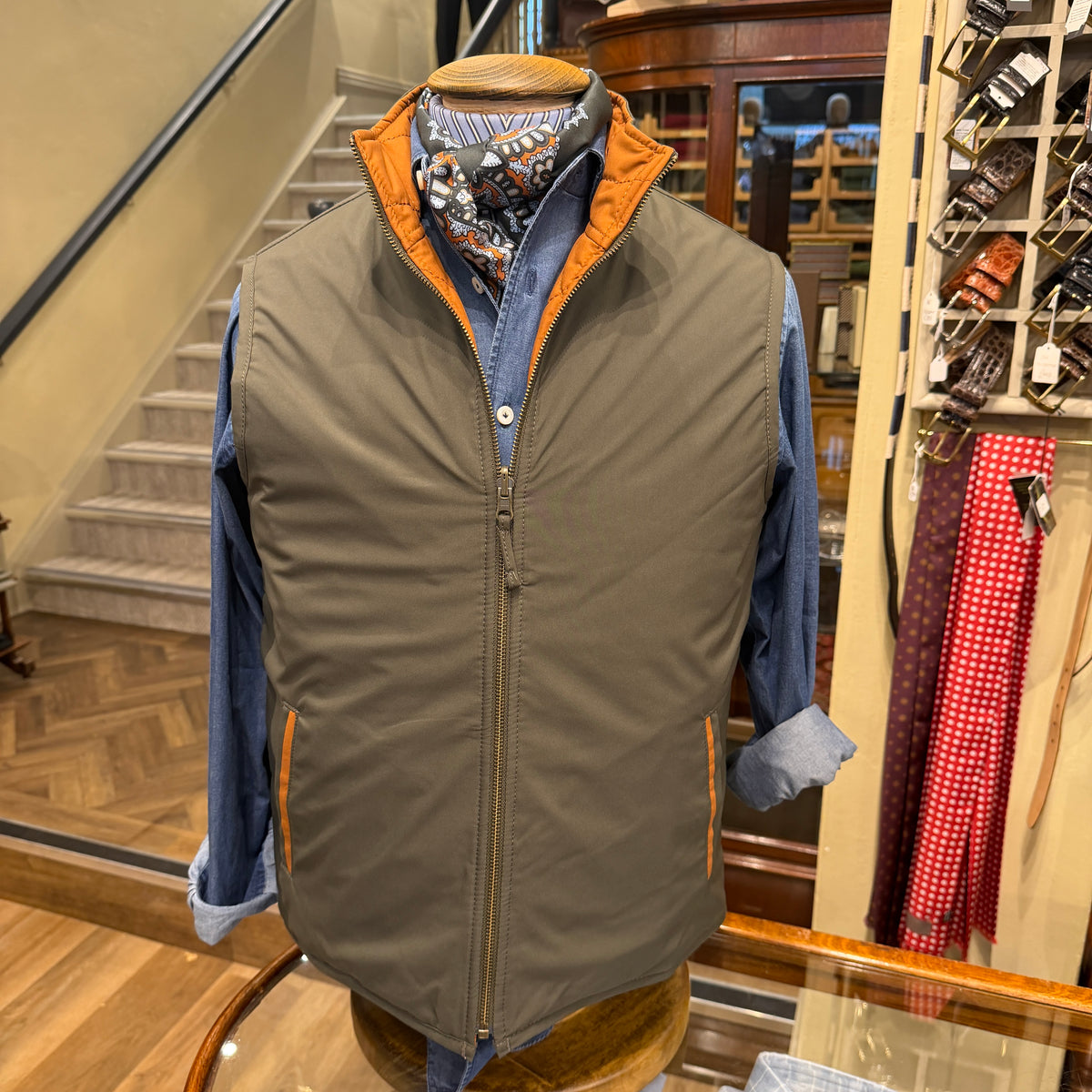 Reversible Quilted Gilet