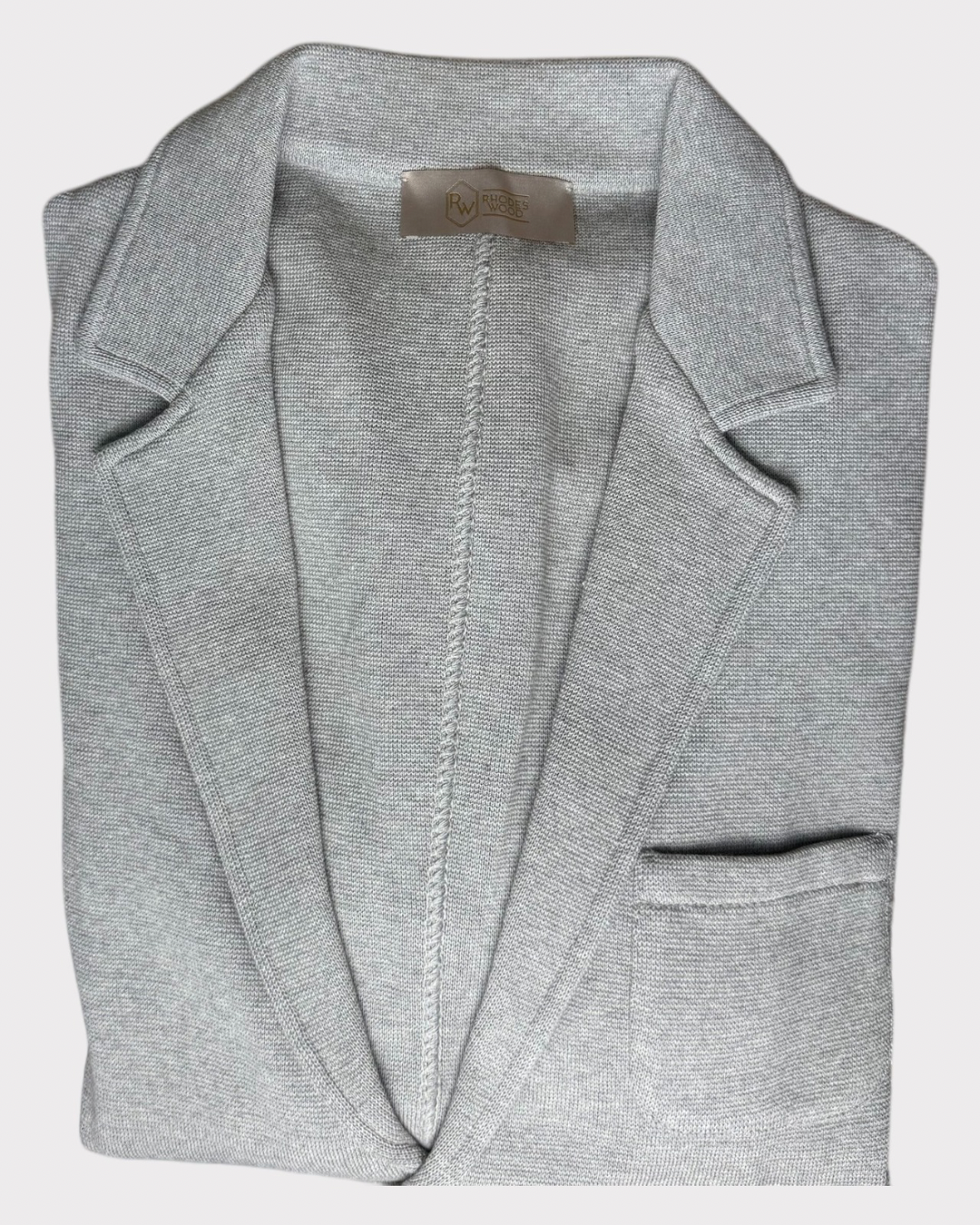 Cotton Knitted Blazer