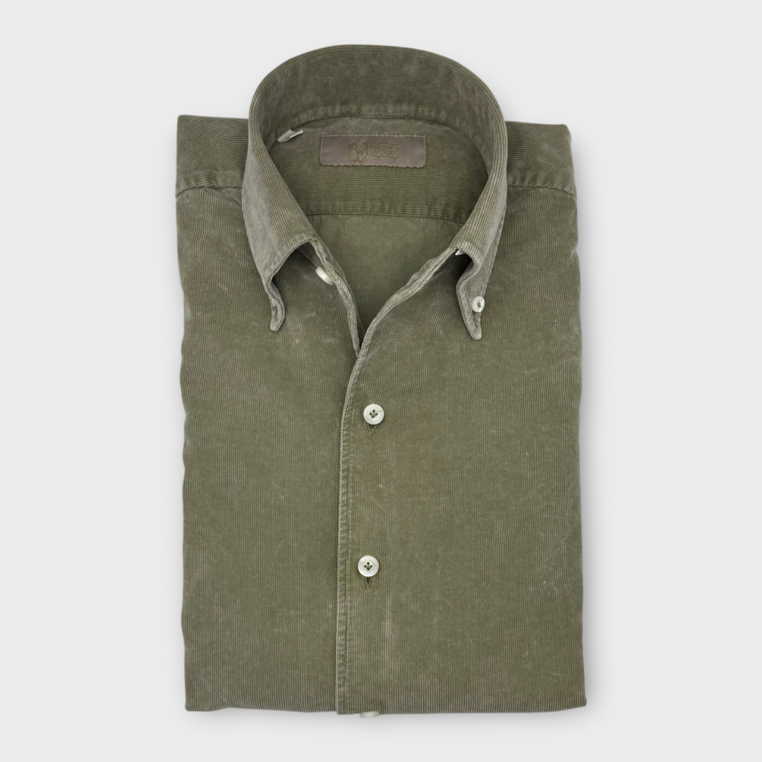 Olive corduroy shirt 