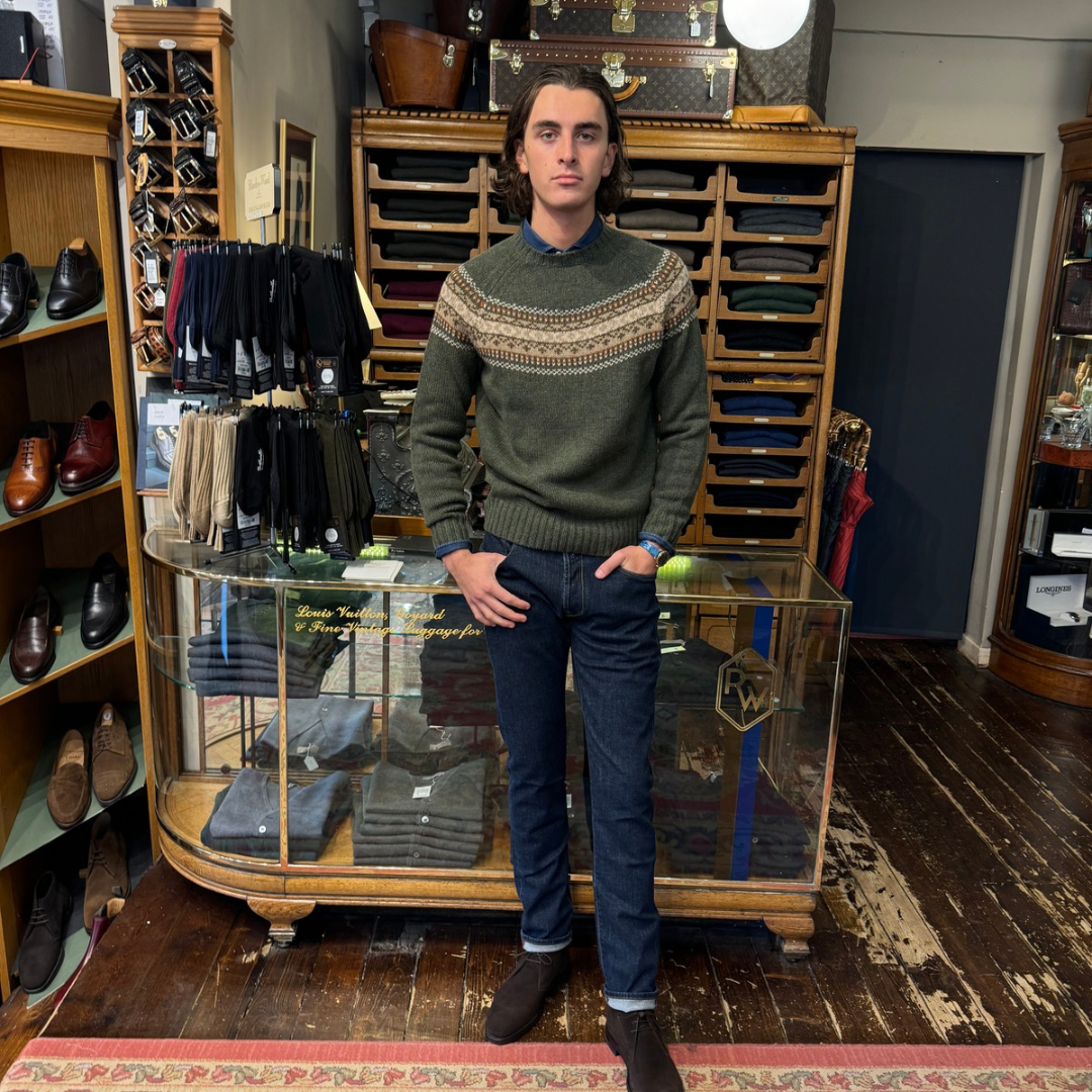 Fairisle Shetland sweater 