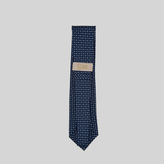 Blue & White Floral Tie