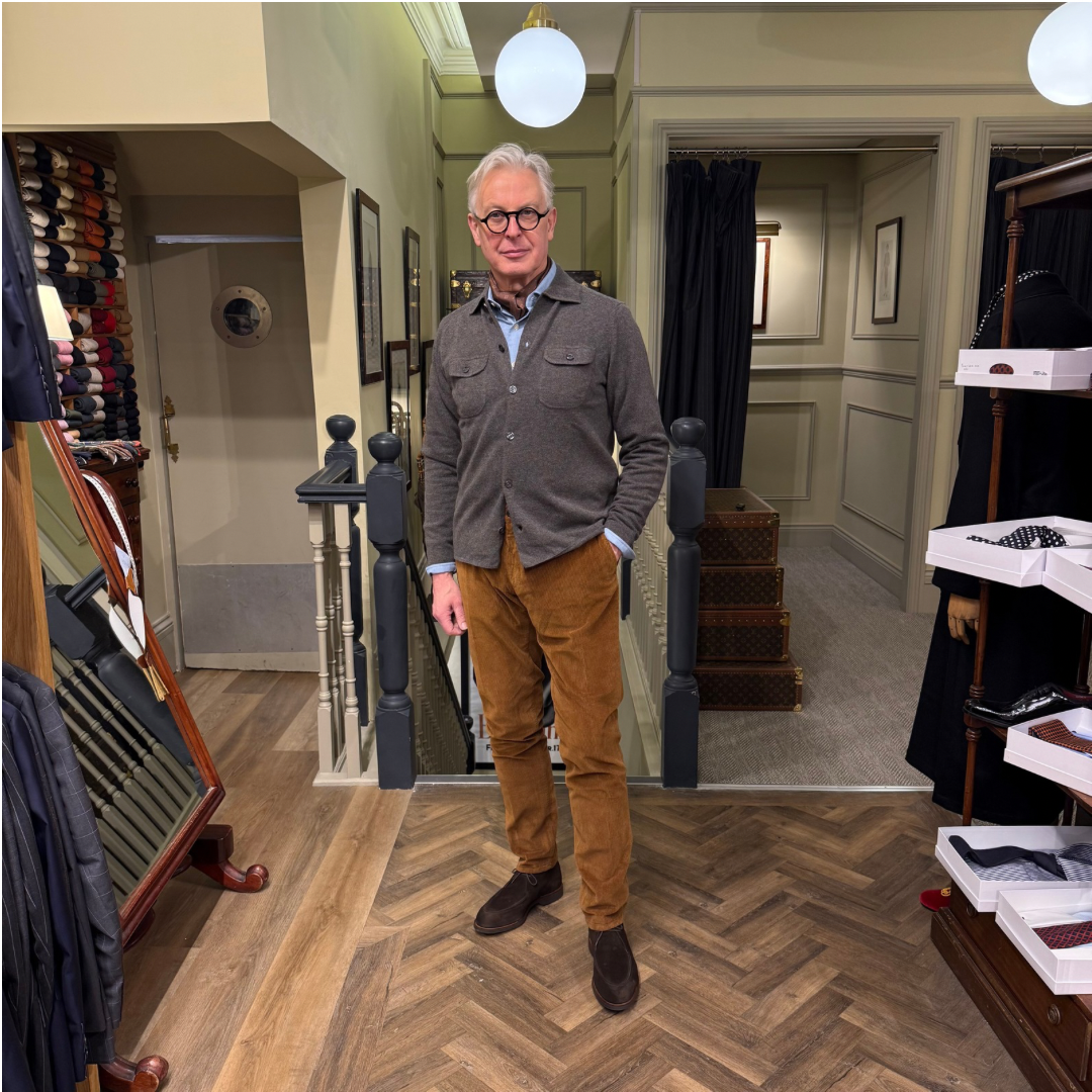 Tan corduroy trousers 