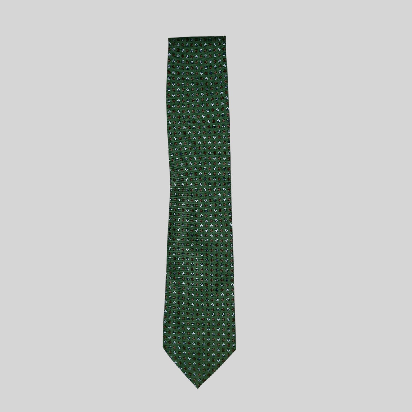 Light Green Floral Tie