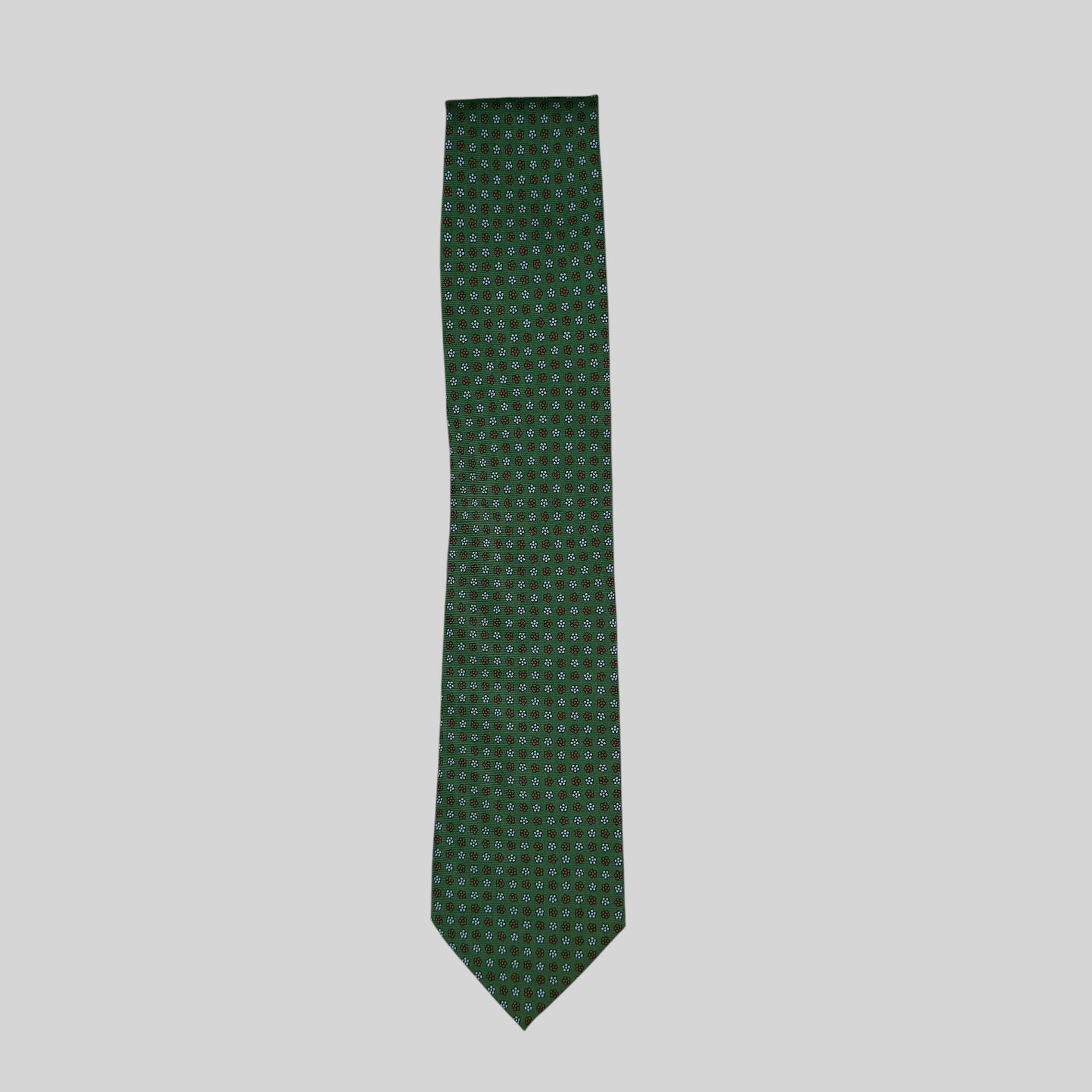 Light Green Floral Tie