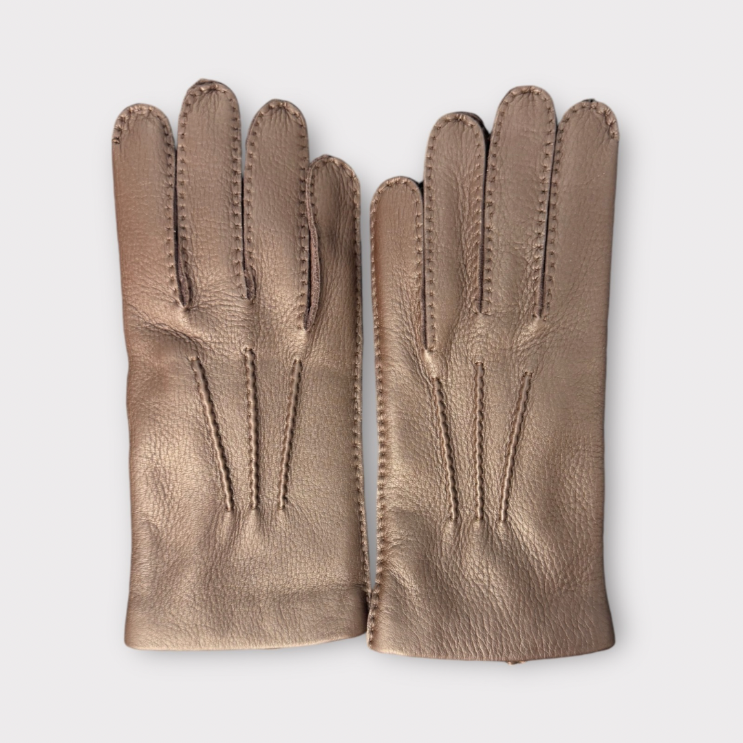 Deerskin leather gloves