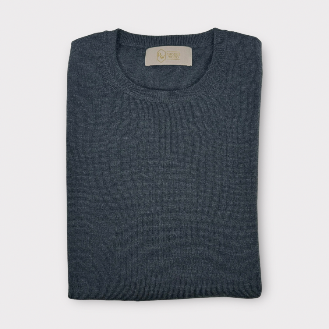 Easy Care merino crew neck