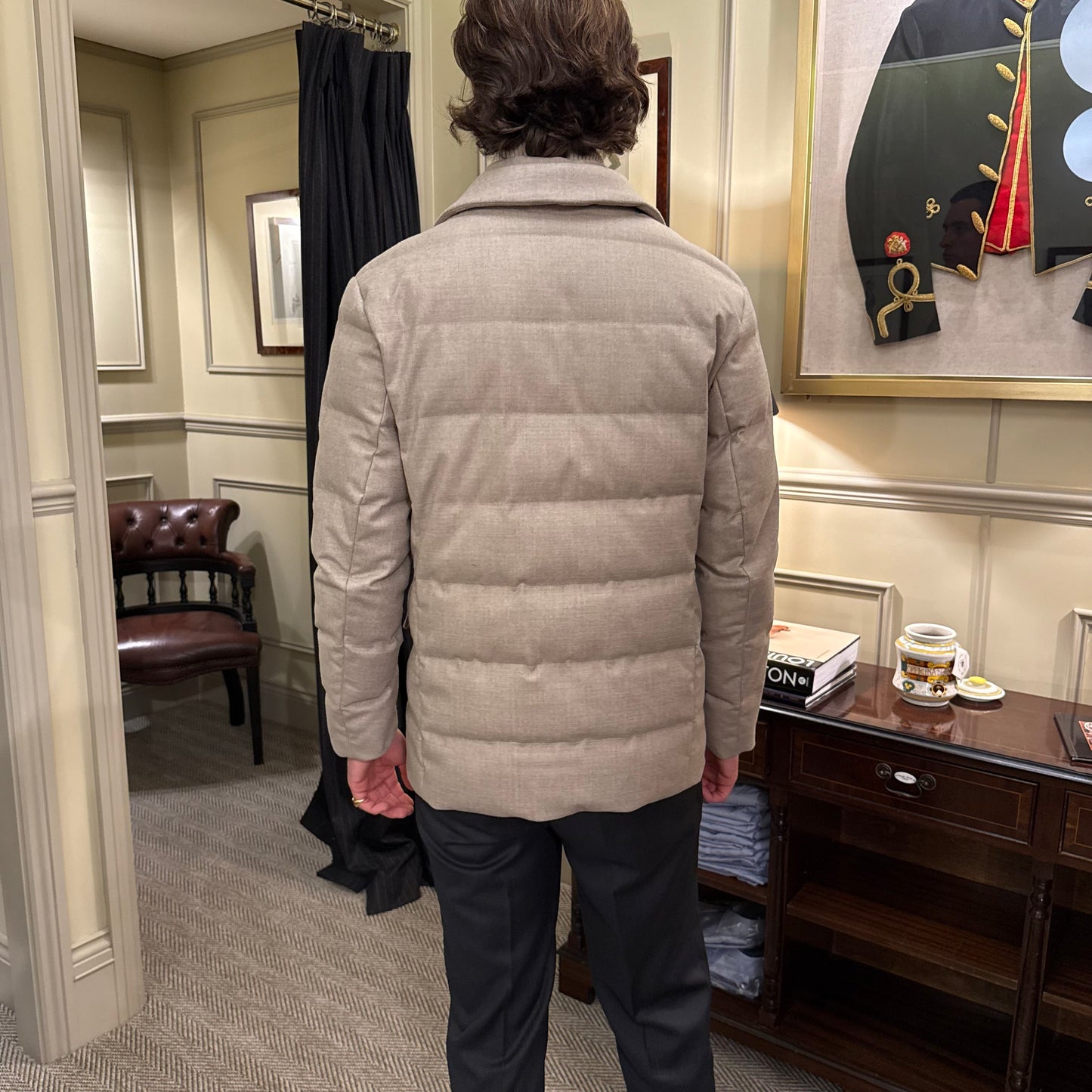 Rhodes-Wood quilted jacket with zip out Gilet