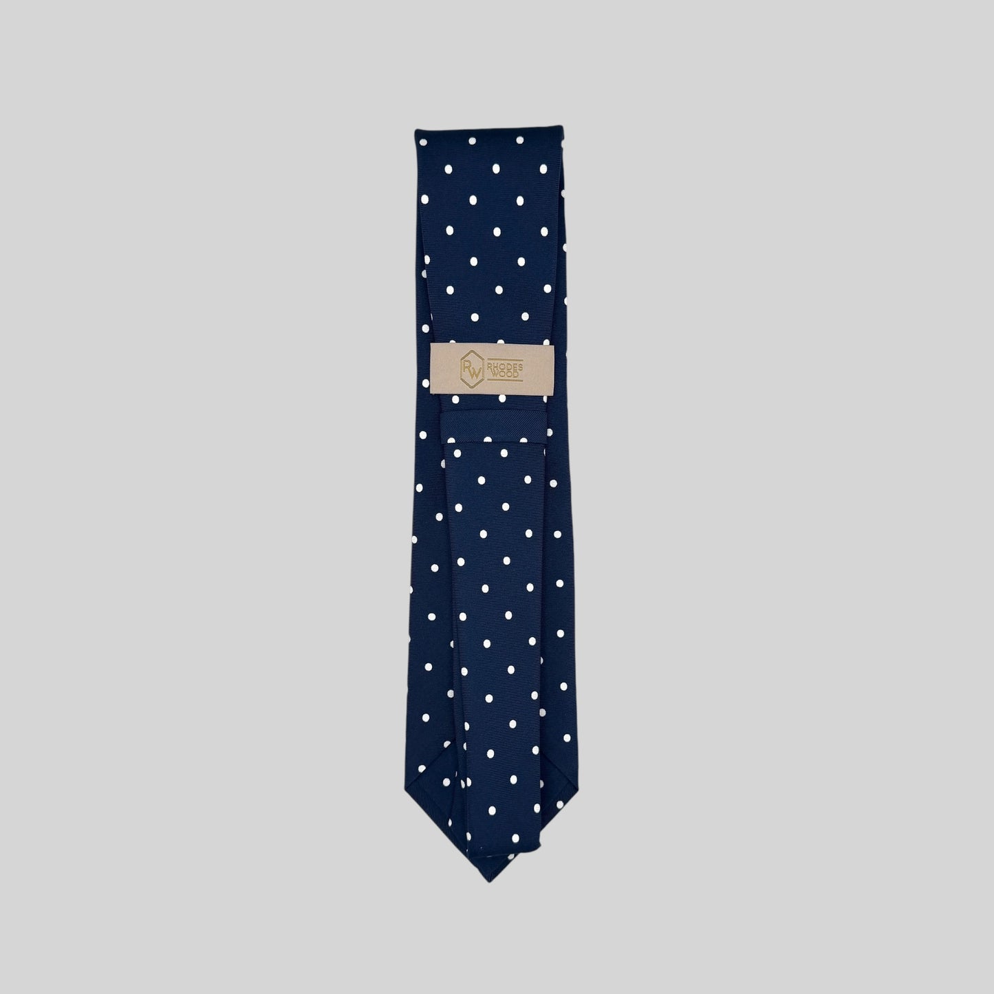 Navy Polka Dot Tie