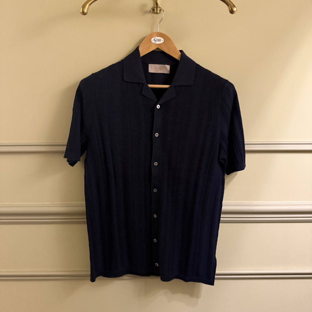 Ribbed short sleeve shirt