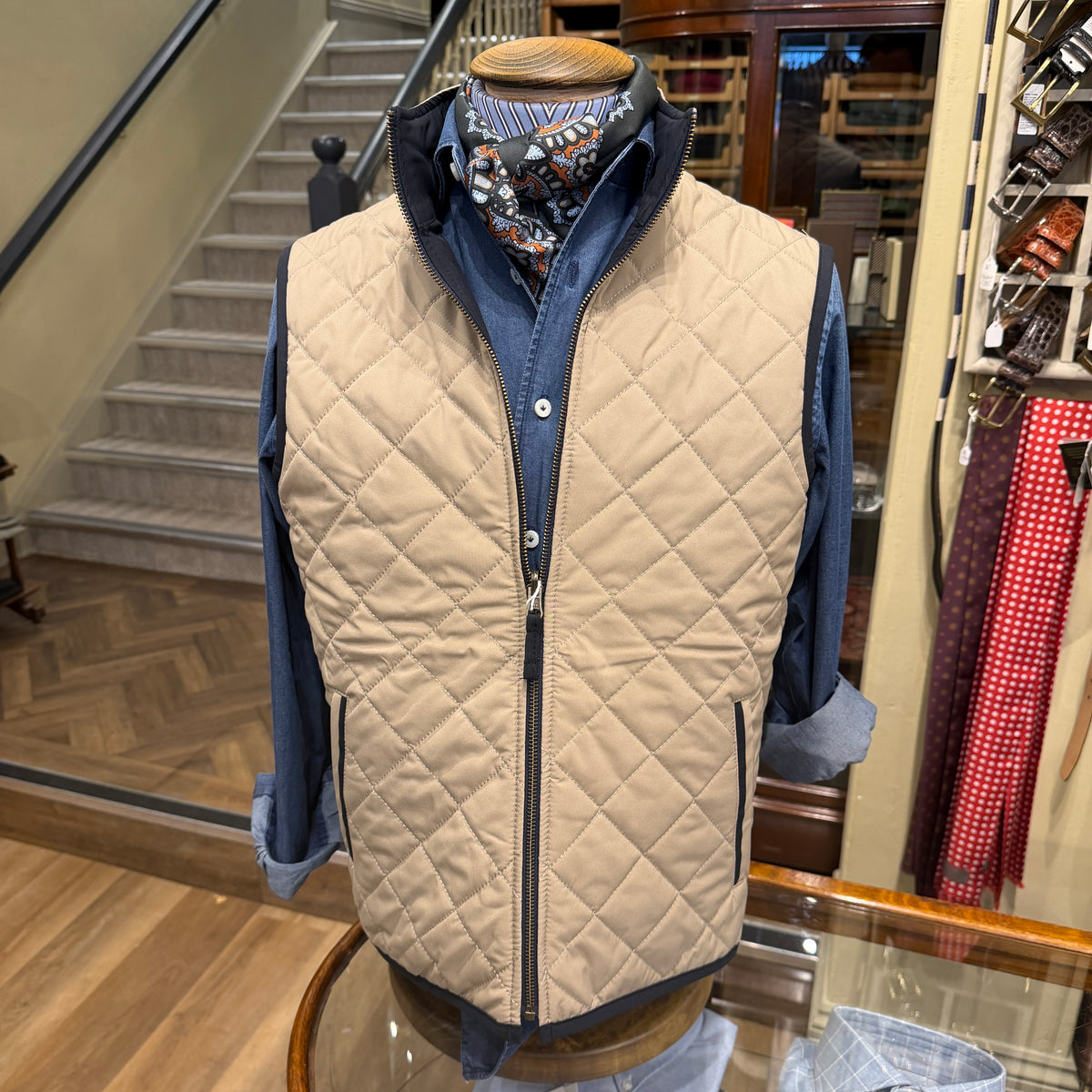 Reversible Quilted Gilet