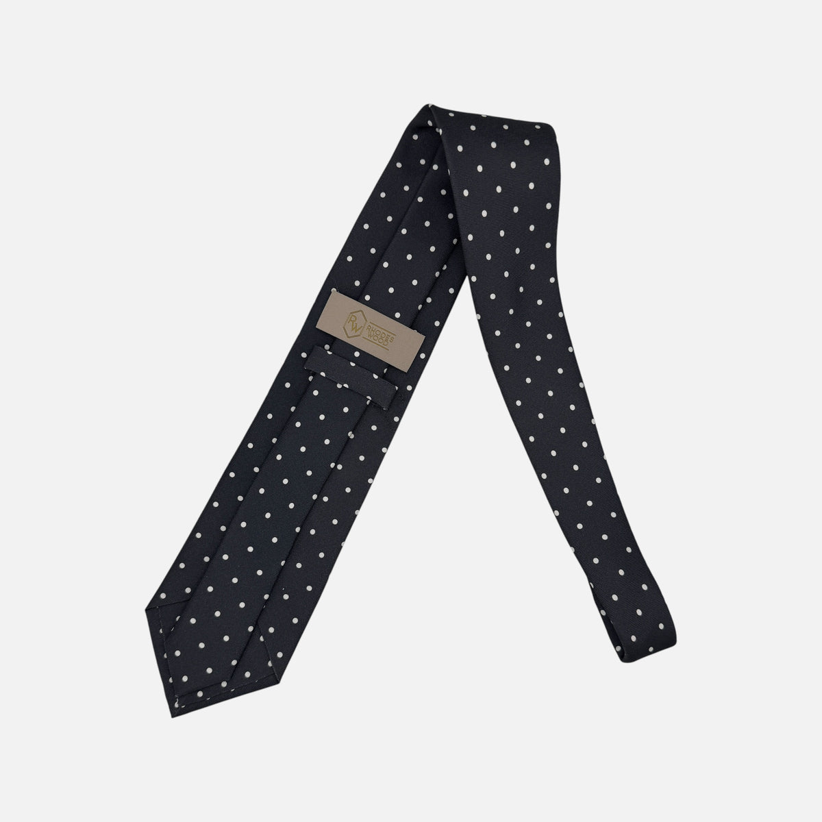 Midnight Polka Dot Tie