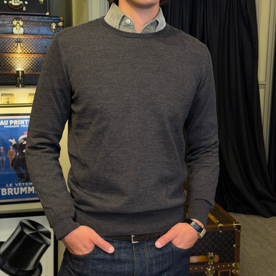 Easy Care Merino crew neck