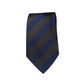 Rhodes Wood brown and Navy stripe tie