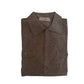Rhodes Wood Brown knitted overshirt