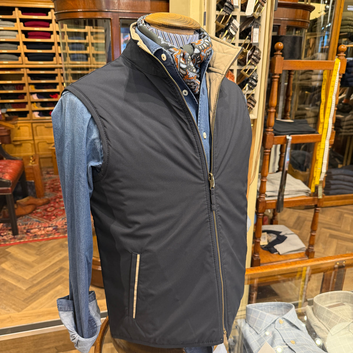 Reversible Quilted Gilet