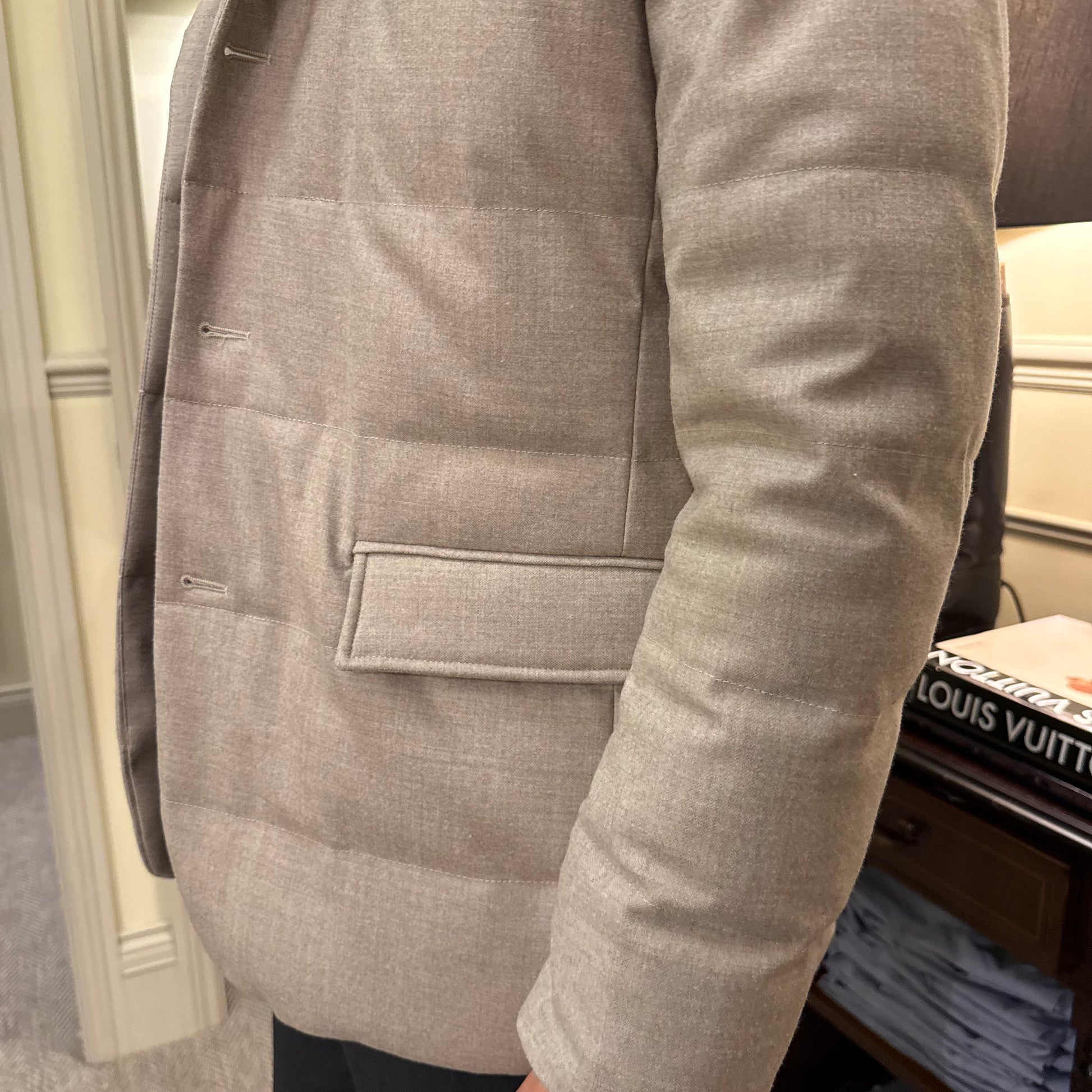 Rhodes-Wood quilted jacket with zip out Gilet