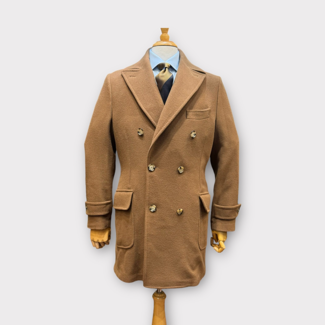 Camel Overcoat – Rhodes Wood