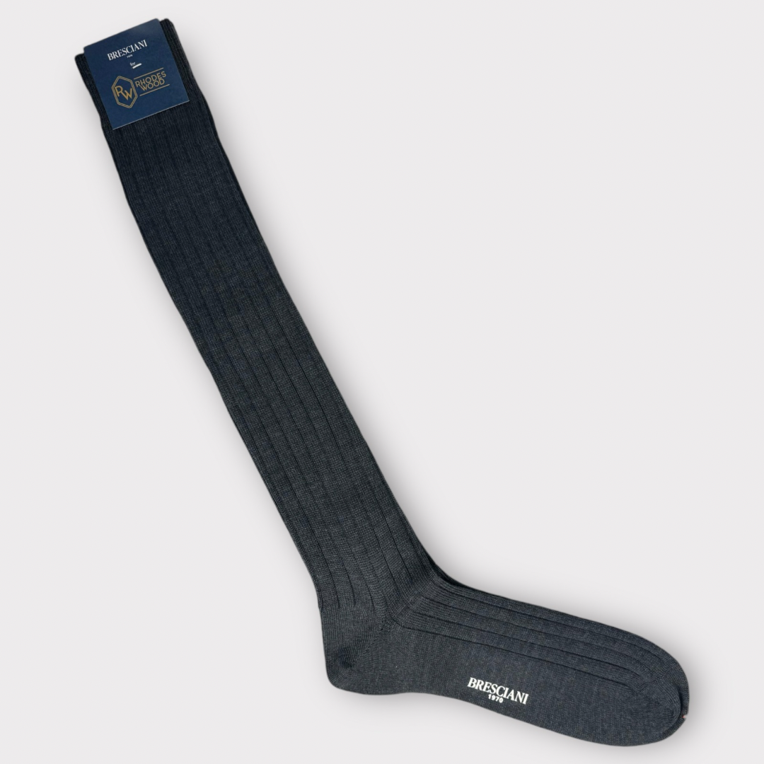 Bresciani Wool Long Sock