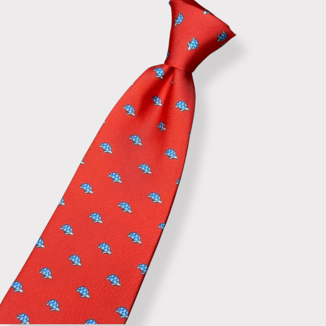 Red Turtle Tie