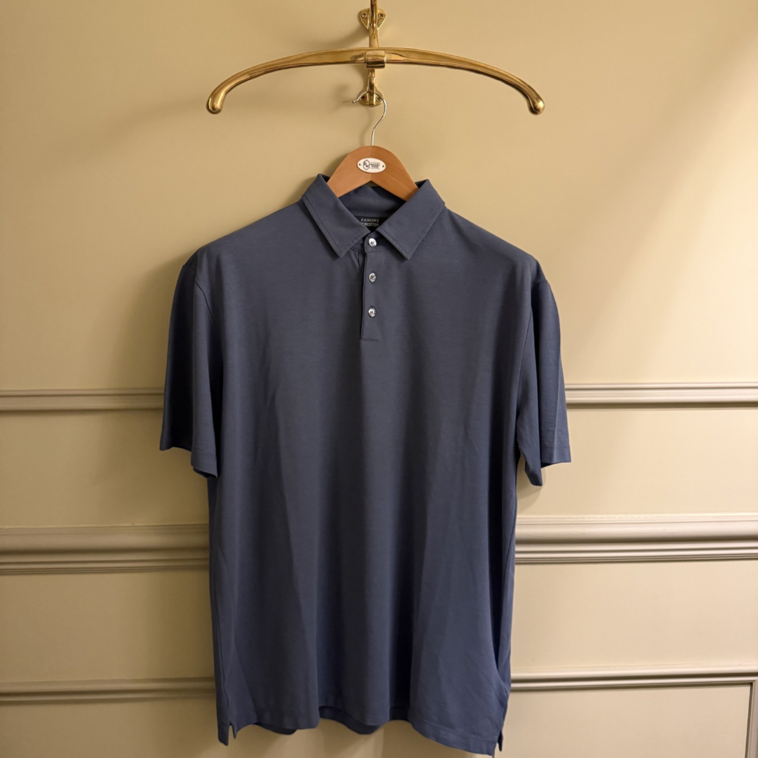 Ice cotton jersey polo shirt