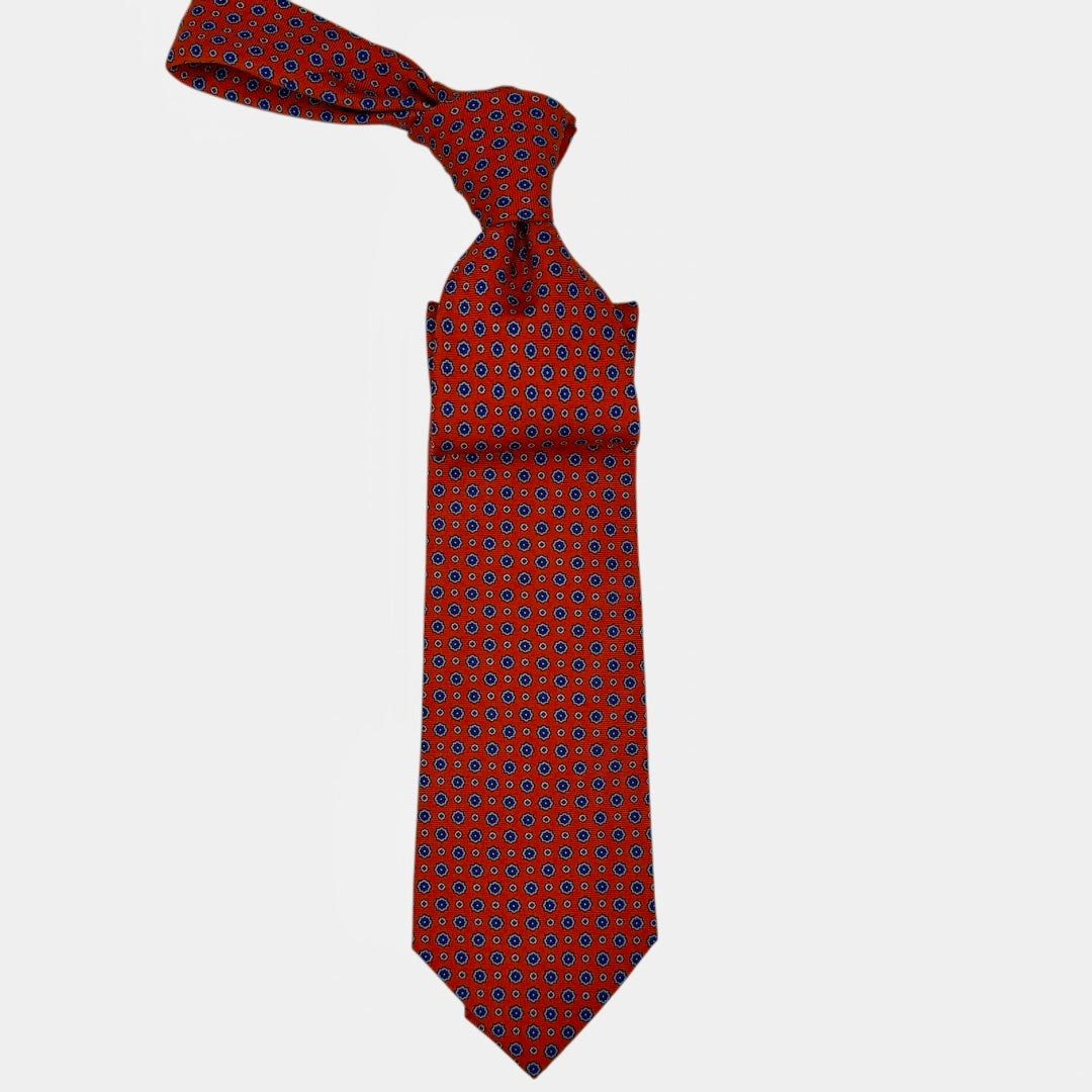 Tangerine Rosette Tie