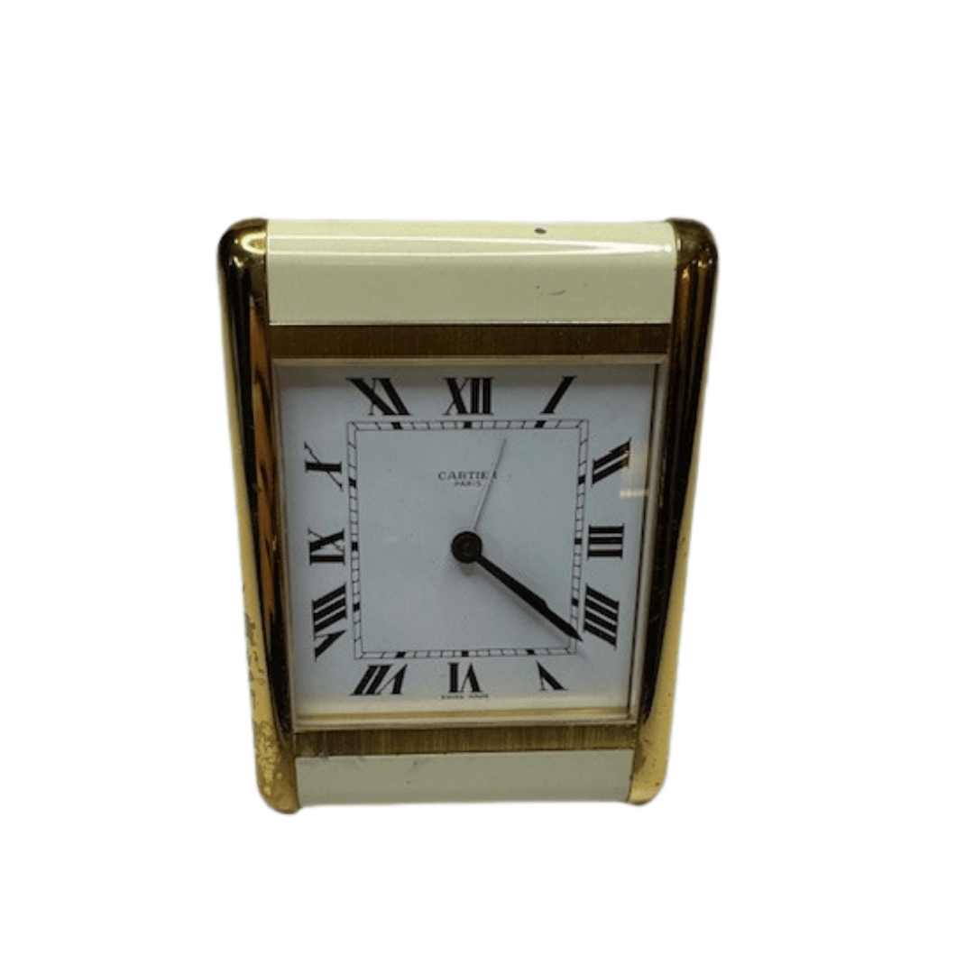 Cartier Tank style Travel alarm clock