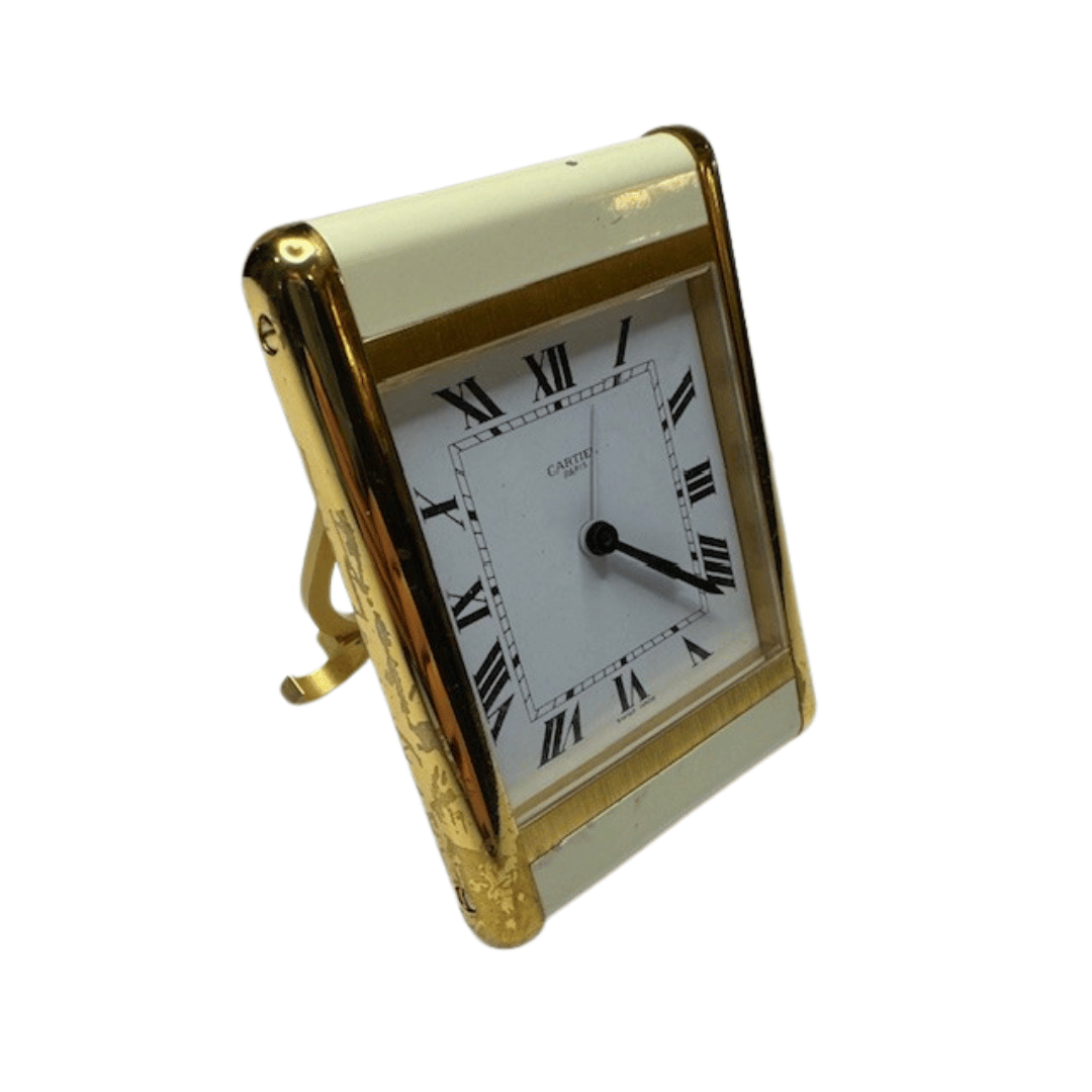 Cartier Tank style Travel alarm clock