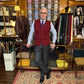 Rhodes Wood Claret knitted waistcoat 