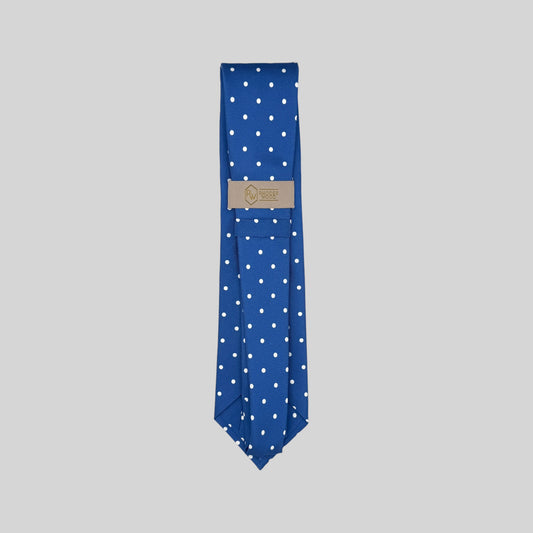 Mid Blue Polka Dot Tie