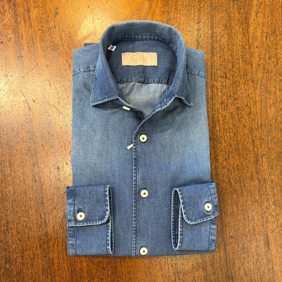 Slim Fit Denim Shirt