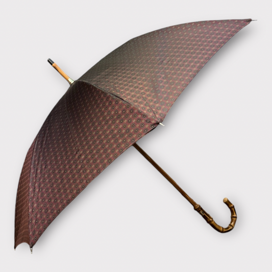 Motif umbrella with a wangy handle