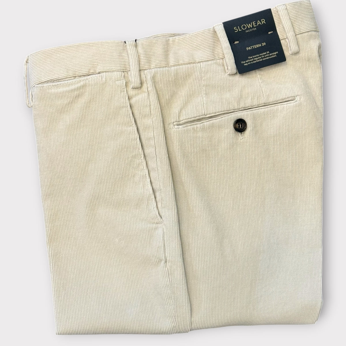 Classic Fit Needle Cord Trousers