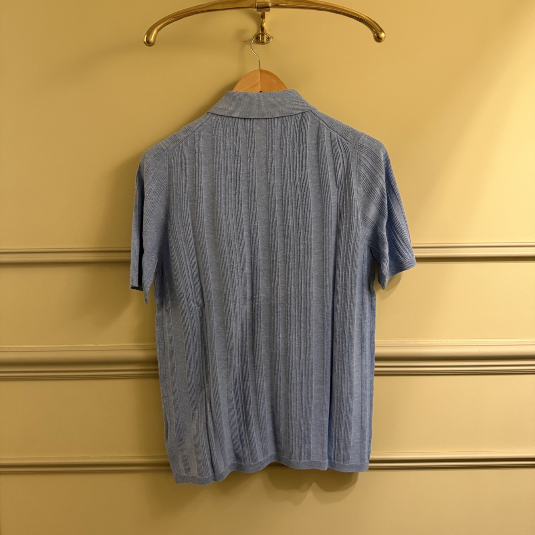 Ribbed short sleeve shirt