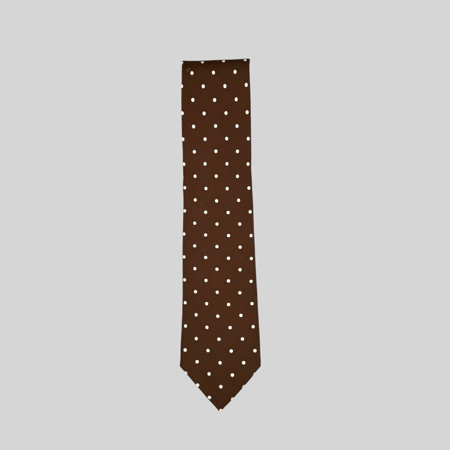 Brown Polka Dot Tie
