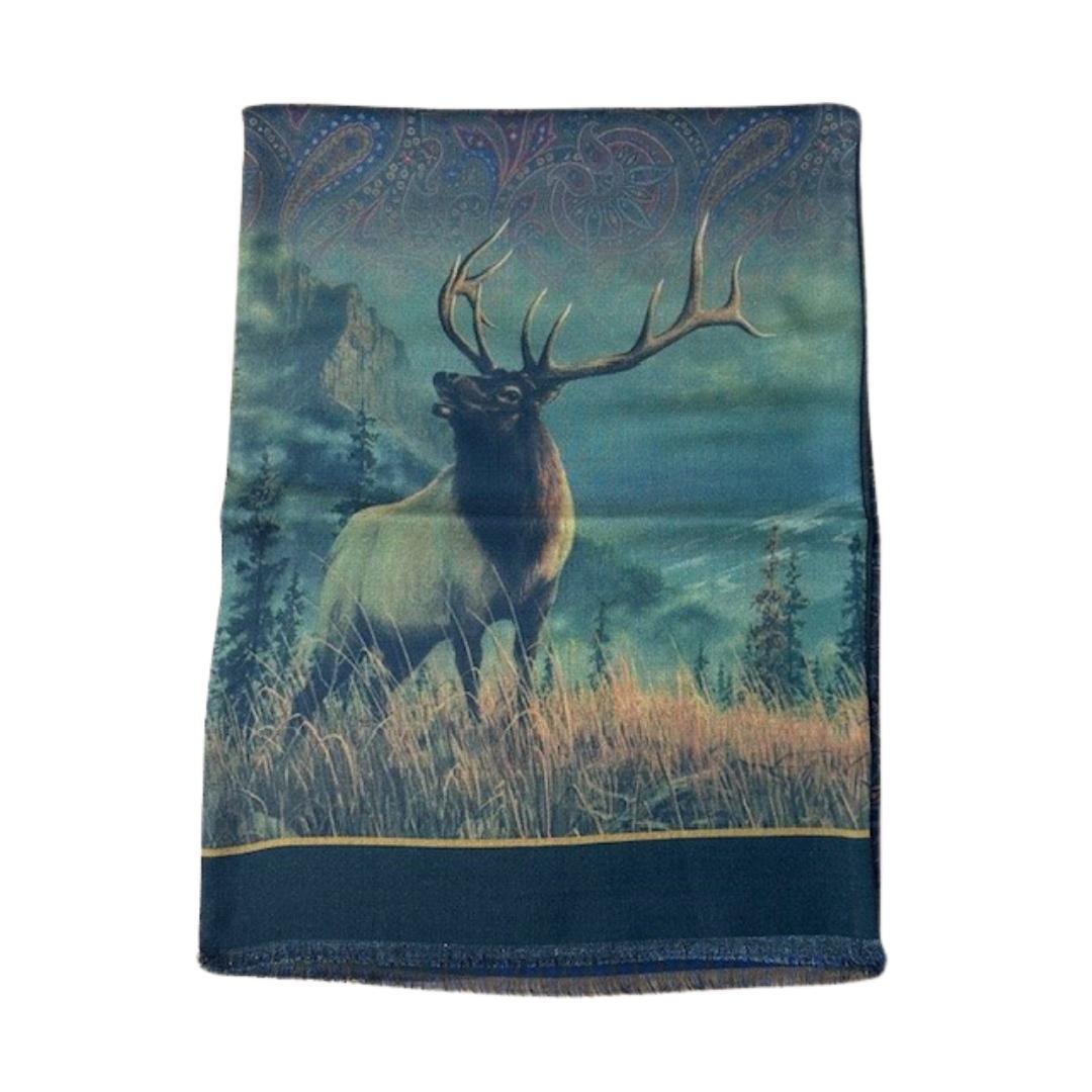Rhodes Wood Deer country scarf
