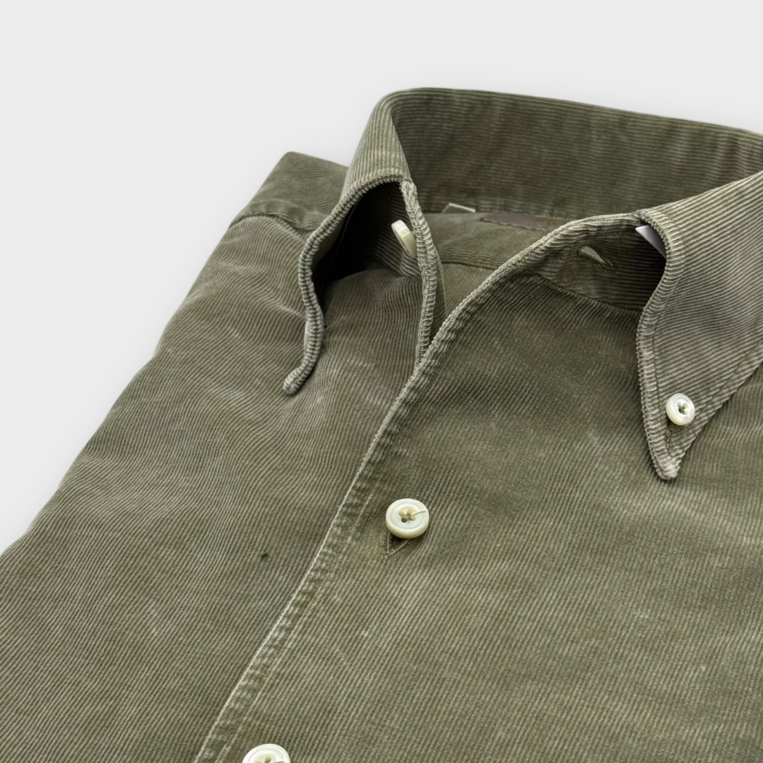 Olive corduroy shirt 