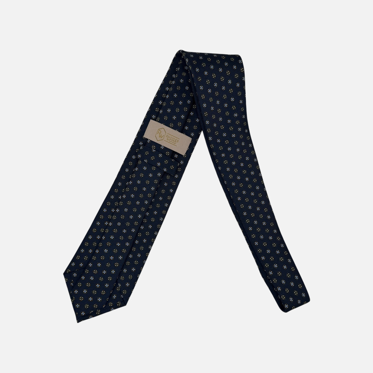 Navy Medallion Tie