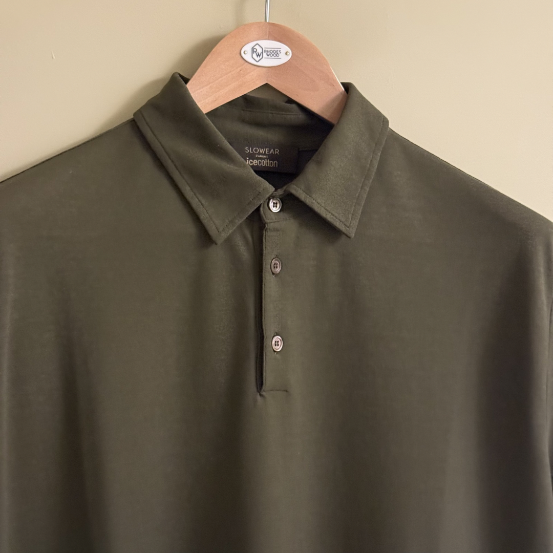 Ice cotton jersey polo shirt