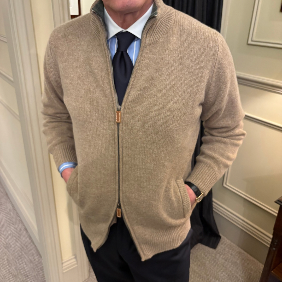 Geelong lambswool Full zip