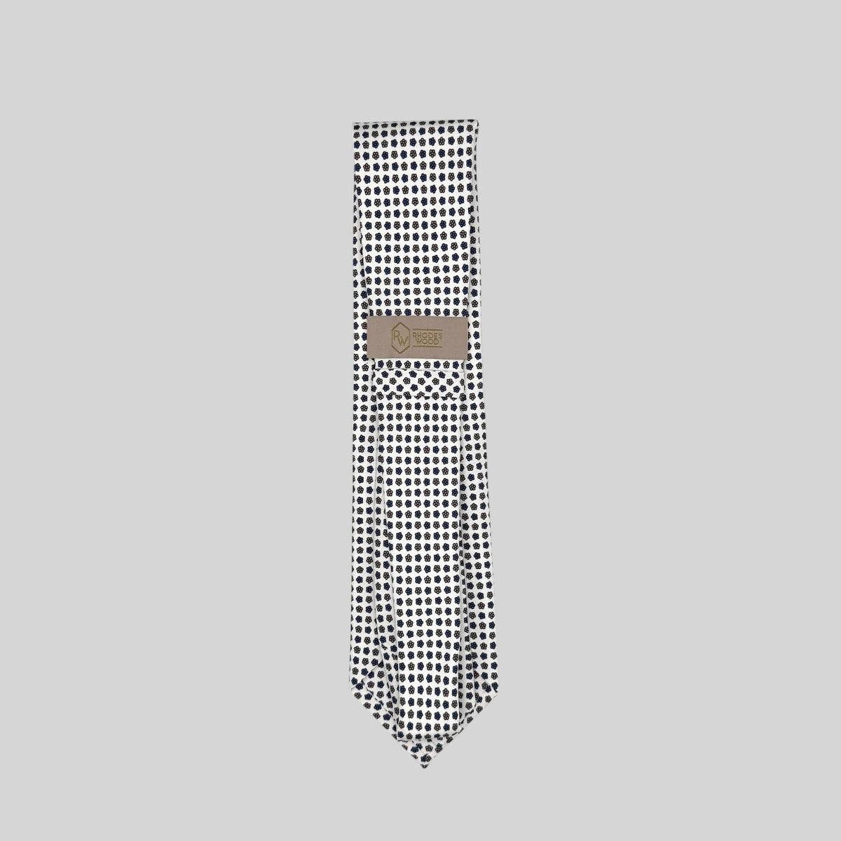 White floral Tie