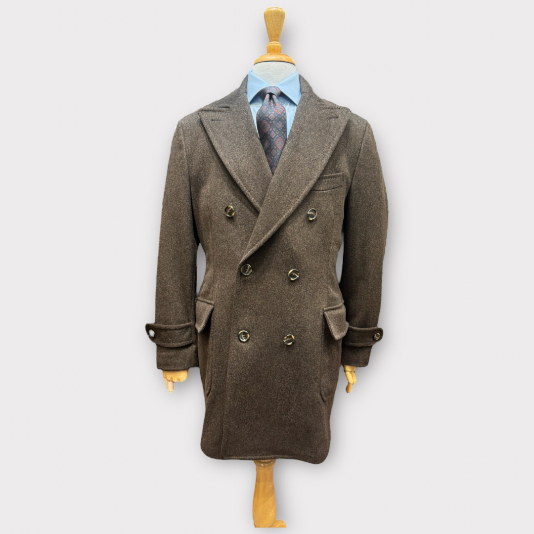 Brown Cashmere lora piana overcoat