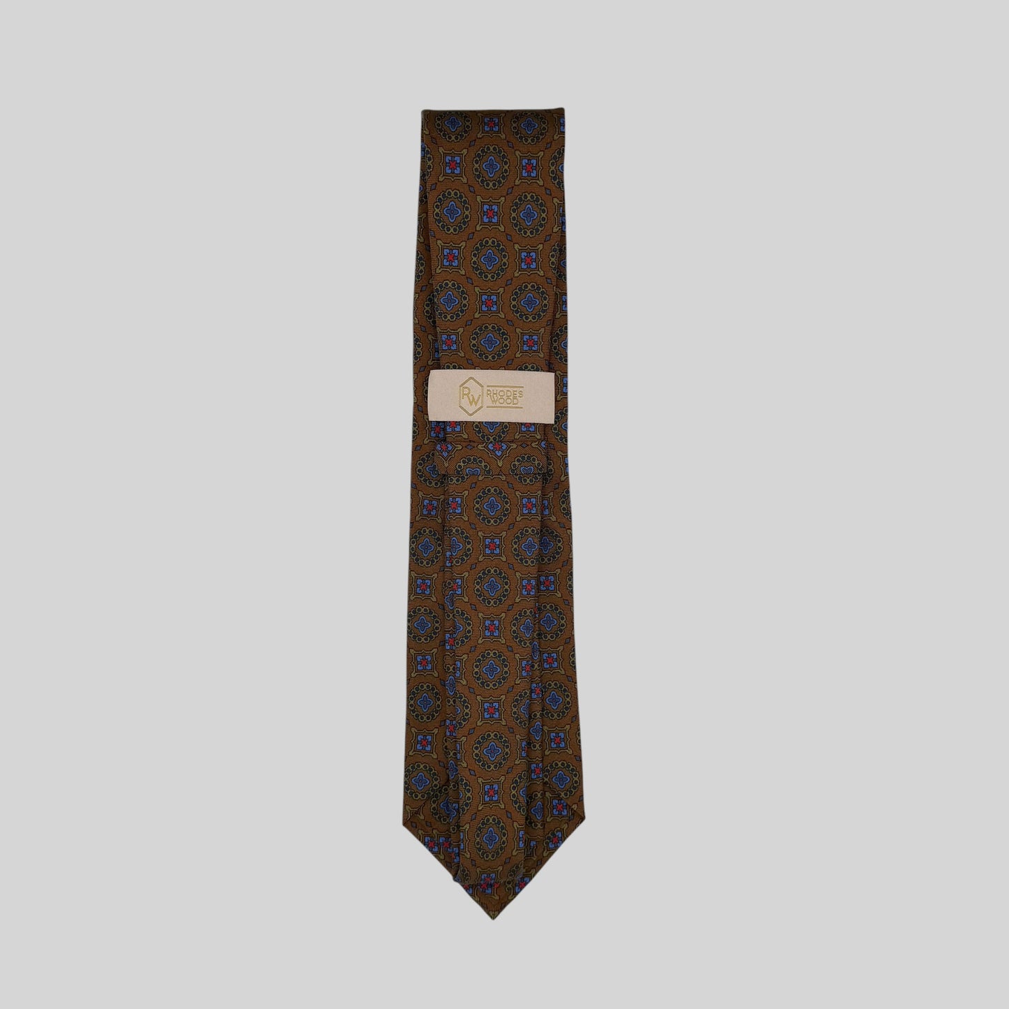 Brown Medallion Tie