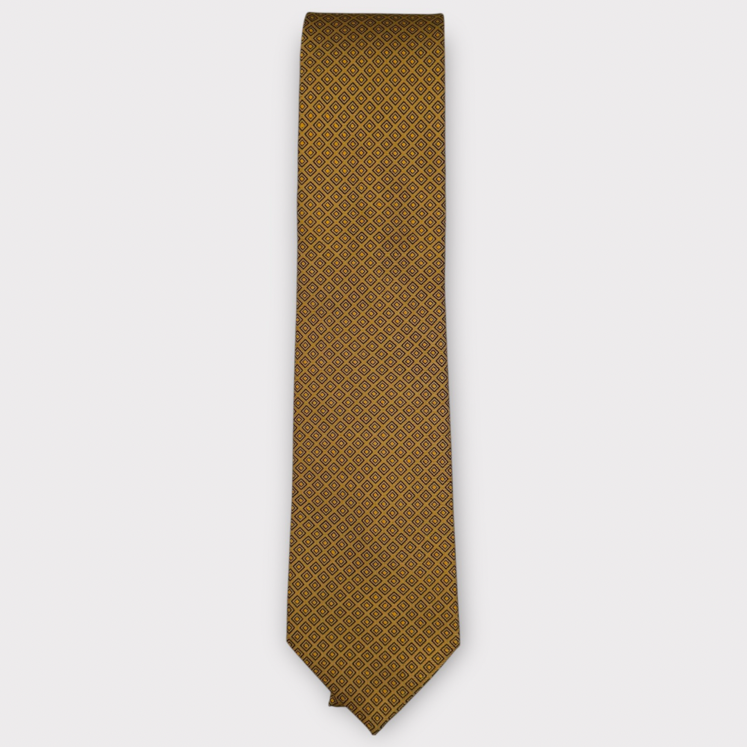 Sand Geometric Tie