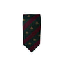 Rhodes Wood Green and Claret club stripe tie 