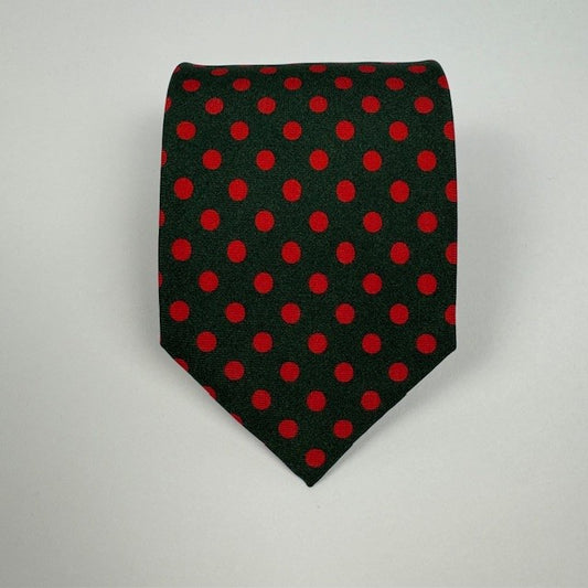 Rhodes Wood silk tie