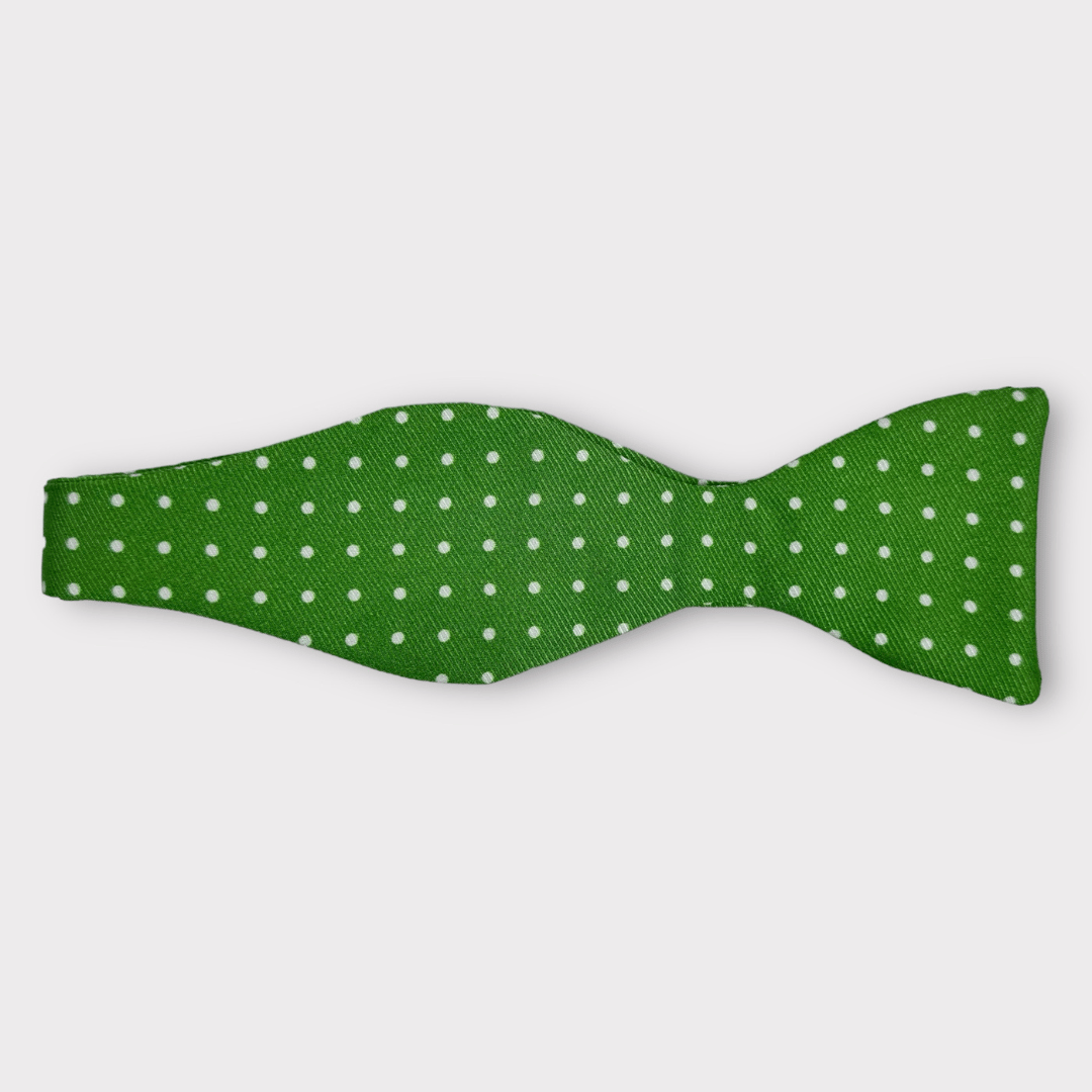 Rhodes wood silk bow tie