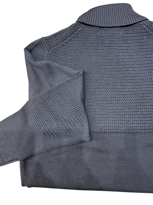 Textured Merino Roll neck