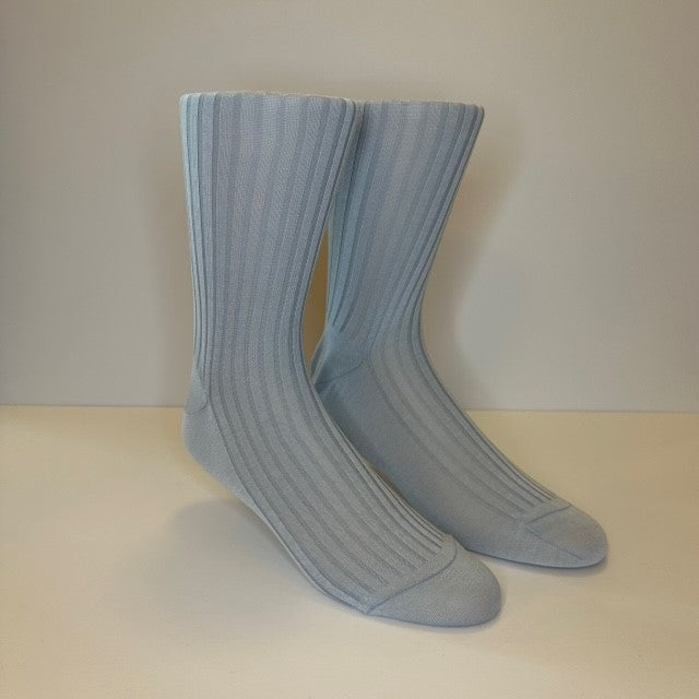 Rhodes Wood Light Blue  Pantherella socks