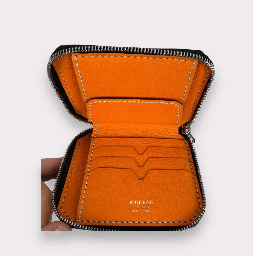 Moreau zip up Wallet 