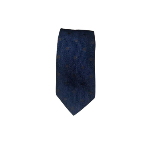 Rhodes Wood Navy and Brown spot tie